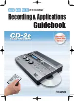 Roland CD-2e Manual Book предпросмотр