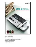 Preview for 1 page of Roland CD-2i Workshop Manual