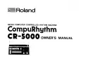 Roland CR-5000 Owner'S Manual preview