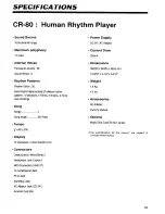 Preview for 61 page of Roland CR-80 Owner'S Manual