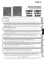 Preview for 43 page of Roland CUBE 120XL BASS Owner'S Manual