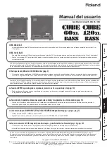 Preview for 83 page of Roland CUBE 120XL BASS Owner'S Manual