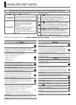 Preview for 4 page of Roland CUBE 15XL Owner'S Manual