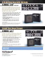 Preview for 2 page of Roland CUBE-30 Specifications