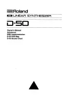 Предварительный просмотр 1 страницы Roland D-50 Owner'S Manual