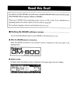 Preview for 3 page of Roland DIF-800 Owner'S Manual