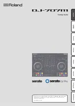 Roland DJ-707M Startup Manual предпросмотр