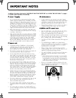 Preview for 5 page of Roland Dm-10 Owner'S Manual