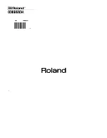 Preview for 6 page of Roland DR-80C Owner'S Manual