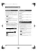 Preview for 12 page of Roland E-09 Owner'S Manual