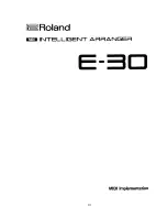 Preview for 105 page of Roland E-30 Owner'S Manual