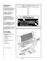 Preview for 10 page of Roland E-38 Owner'S Manual