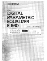 Preview for 1 page of Roland E-660 Owner'S Manual