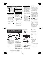 Preview for 2 page of Roland Edirol CS-15 Owner'S Manual