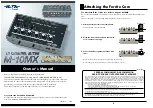 Roland Edirol M-10MX Owner'S Manual preview