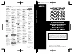 Roland Edirol PCR-80 Owner'S Manual preview