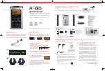 Preview for 3 page of Roland Edirol R-05 Brochure & Specs