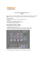 Roland Edirol R-44 Update Manual предпросмотр