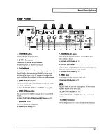 Preview for 11 page of Roland EF-303 Owner'S Manual