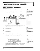 Предварительный просмотр 18 страницы Roland EF-303 Owner'S Manual