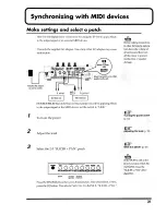 Предварительный просмотр 21 страницы Roland EF-303 Owner'S Manual