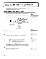 Предварительный просмотр 28 страницы Roland EF-303 Owner'S Manual