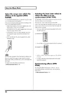 Предварительный просмотр 36 страницы Roland EF-303 Owner'S Manual