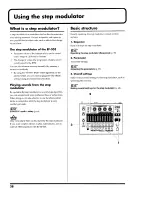 Предварительный просмотр 38 страницы Roland EF-303 Owner'S Manual