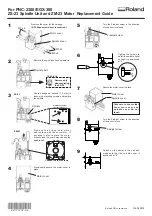 Roland EGX-300 Replacement Manual предпросмотр