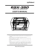 Roland EGX-350 User Manual предпросмотр