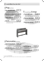 Preview for 2 page of Roland F-120R Owner'S Manual