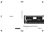 Roland Fantom G6 User Manual preview