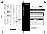 Roland Fantom XR Owner'S Manual preview