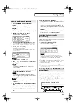 Preview for 47 page of Roland Fantom XR Owner'S Manual