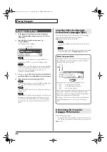 Preview for 98 page of Roland Fantom XR Owner'S Manual