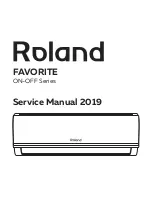 Roland FAVORITE ON-OFF Series Service Manual предпросмотр