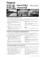 Roland FR-3s White Supplementary Manual preview