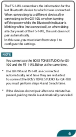 Preview for 6 page of Roland FS-1-WL Connection Manual