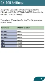 Preview for 7 page of Roland FS-1-WL Connection Manual