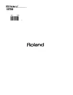 Preview for 4 page of Roland G-707 Instructions