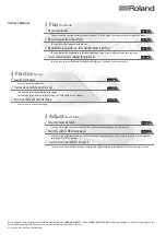 Preview for 3 page of Roland GP607 Owner'S Manual