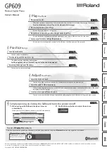 Roland GP609 Owner'S Manual preview