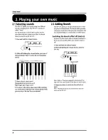 Предварительный просмотр 8 страницы Roland HP 137 Owner'S Manual