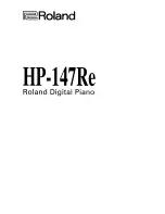 Roland HP-147Re Owner'S Manual предпросмотр