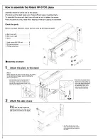 Предварительный просмотр 4 страницы Roland HP 5700 Owner'S Manual