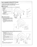 Предварительный просмотр 6 страницы Roland HP 5700 Owner'S Manual