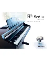 Preview for 1 page of Roland HP101 Specifications