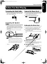 Предварительный просмотр 11 страницы Roland HP107e Owner'S Manual