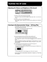 Предварительный просмотр 15 страницы Roland HP550G Owner'S Manual