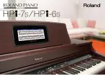 Roland HPi-6s Specification предпросмотр